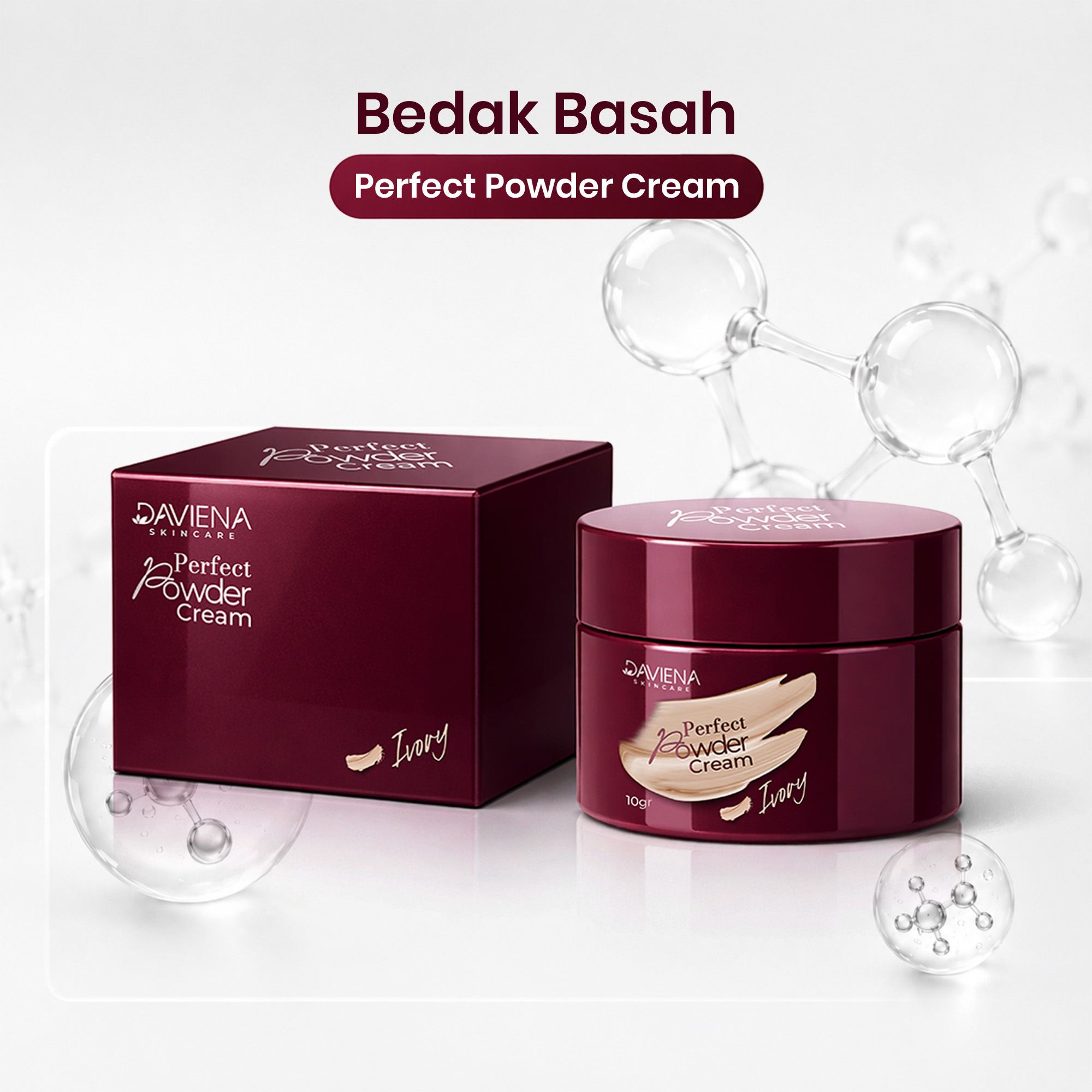 Perfect Powder Cream - Bedak Basah Ivory