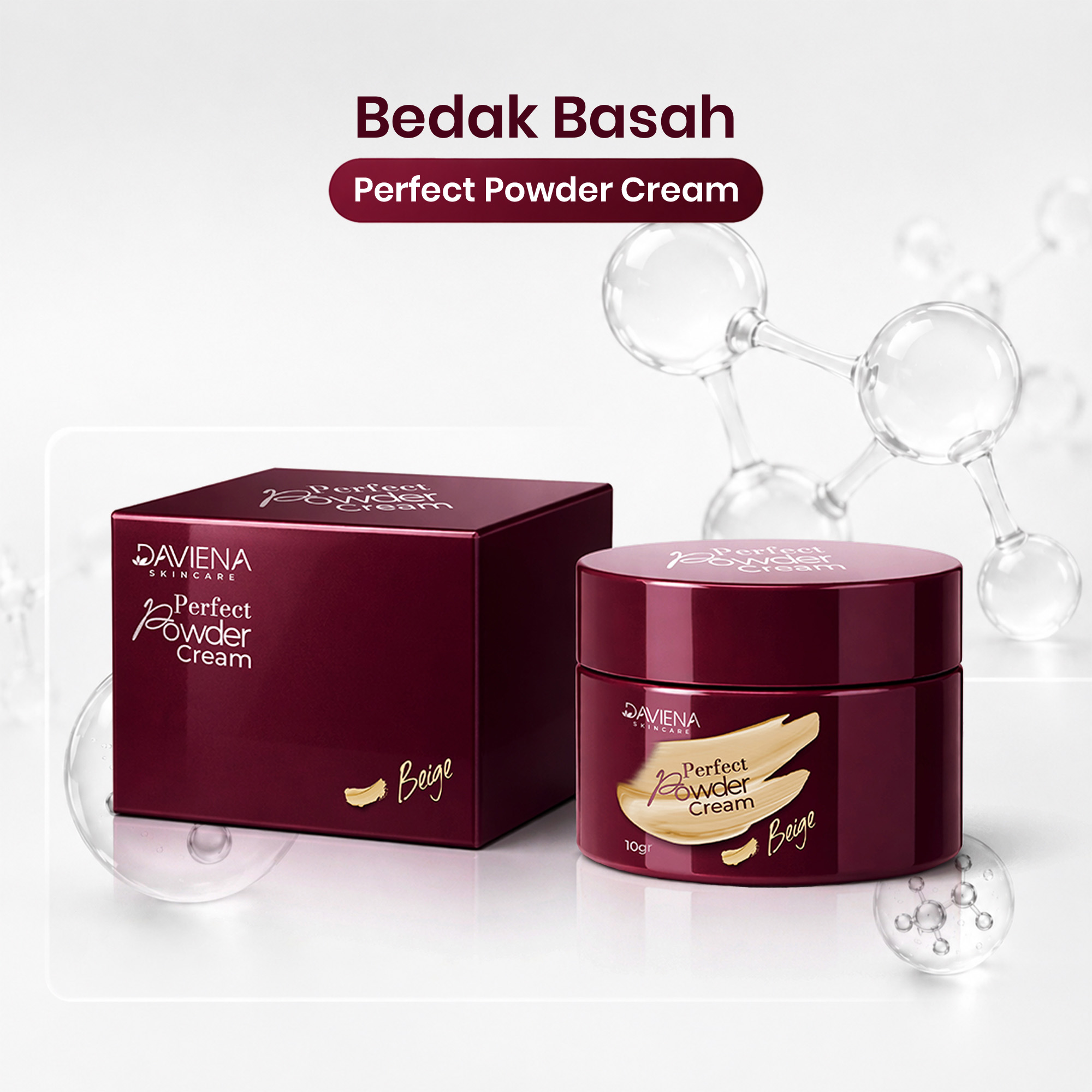 Perfect Powder Cream - Bedak Basah Beige